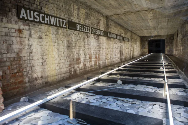 Holocaust Tentoonstelling in Documentatiecentrum Nazi Partij Rally Gr — Stockfoto