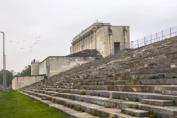 Remains of the Zeppelinfeld Grandstand in Nuremberg — Stock Photo, Image