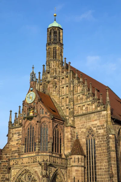 Frauenkirche v Norimberku — Stock fotografie