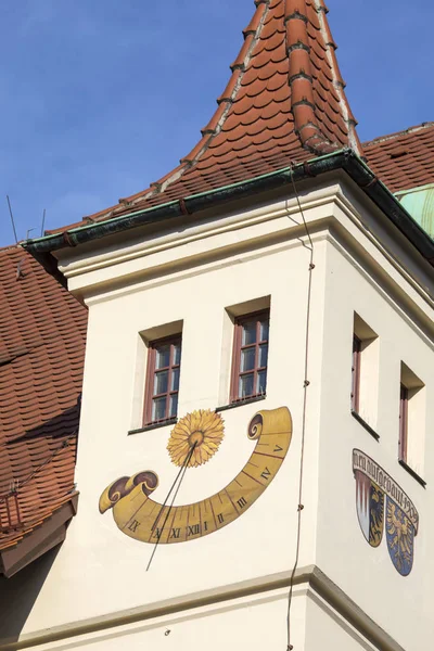Leende byggnad i Nürnberg — Stockfoto