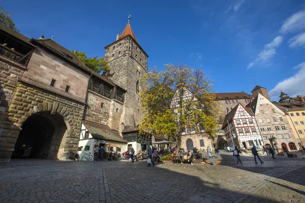 Tiergartnertor in Nuremberg — стокове фото