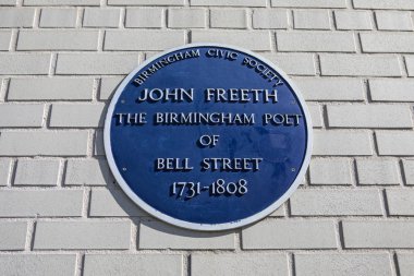 Birmingham 'daki John Freeth Plaketi