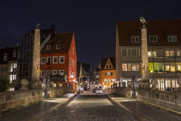 Karlsbrucke, Nuremberg 'de — Stok fotoğraf