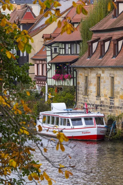 Regnitz in bamberg — Stockfoto