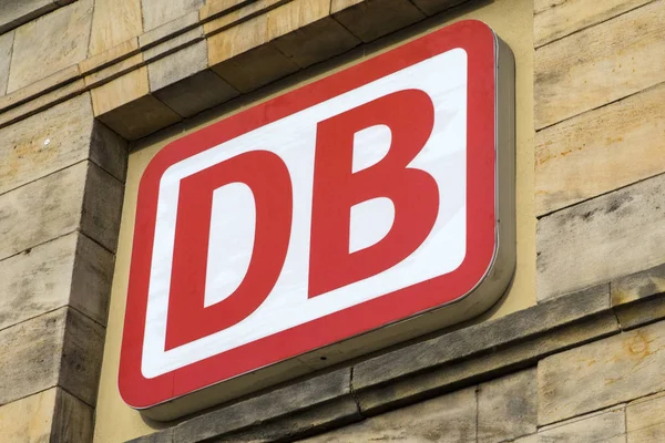 Logo de Deutsche Bahn Railway en Alemania — Foto de Stock