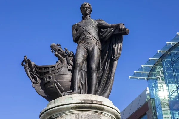 Staty av Horatio Nelson i Birmingham — Stockfoto