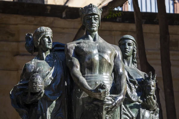 Grande monumento d'assedio a La Valletta — Foto Stock