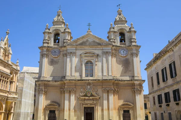 Catedral de São Paulo em Mdina — Fotografia de Stock