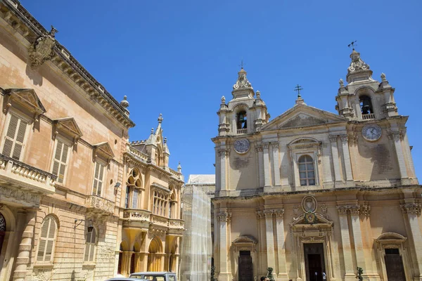 Catedral de São Paulo em Mdina — Fotografia de Stock