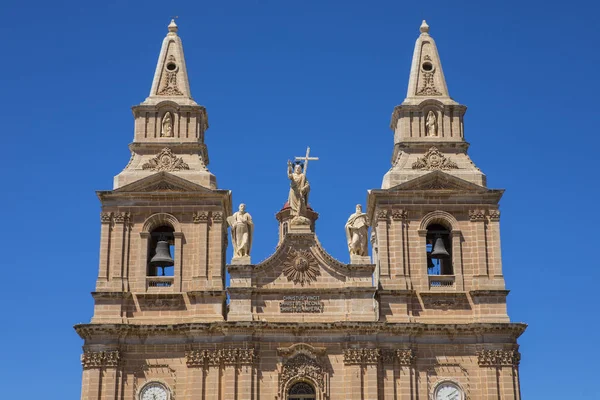 Malta 'daki Mellieha Kilisesi — Stok fotoğraf