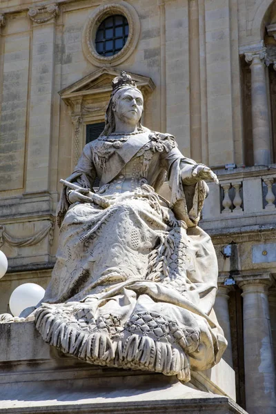 Drottning Victoriastaty i Valletta — Stockfoto
