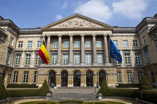 브뤼셀에 있는 나라의 궁전 — 스톡 사진