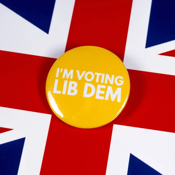 Voto por Lib Dem — Foto de Stock