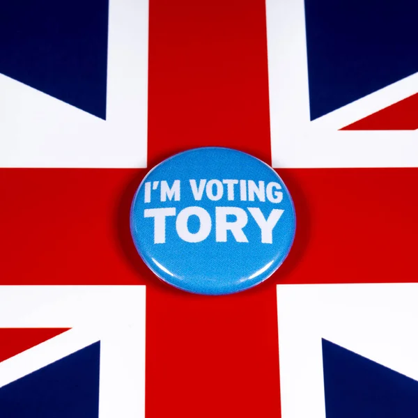 Voy a votar por Tory. —  Fotos de Stock
