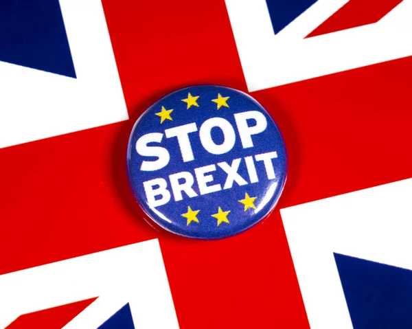 Zatrzymaj Brexit. — Zdjęcie stockowe