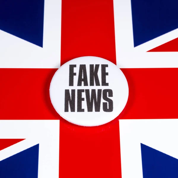 Fake News in het Verenigd Koninkrijk — Stockfoto