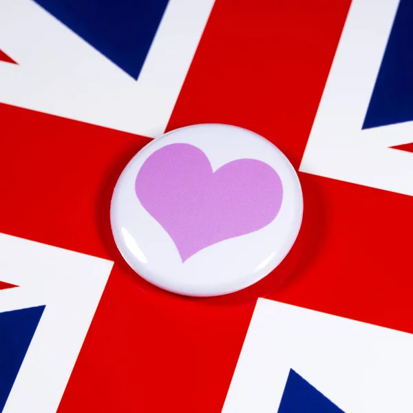 Love the United Kingdom — Stock Photo, Image