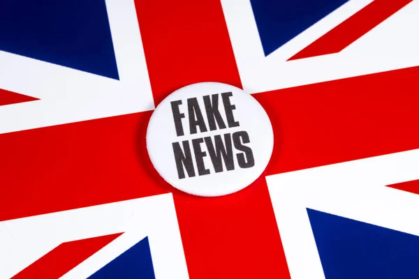 Notícias falsas no Reino Unido — Fotografia de Stock