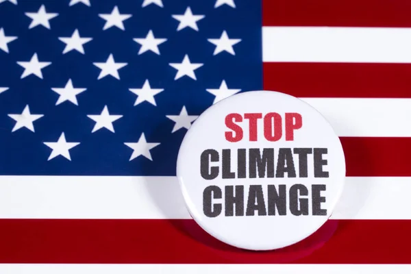 Остановить изменение климата в США — стоковое фото