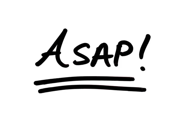 ASAP! — Stock fotografie