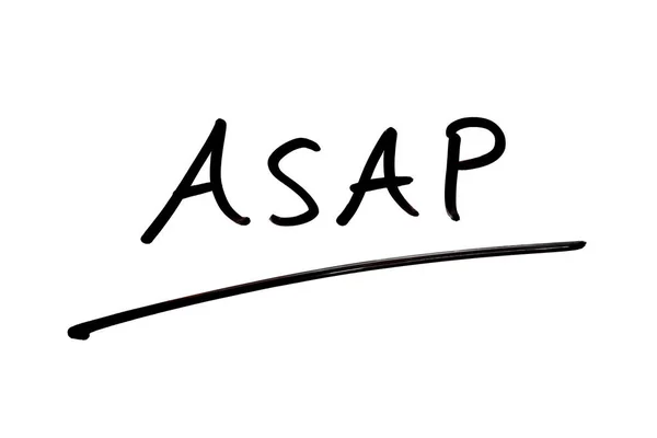 ASAP — Stock Photo, Image