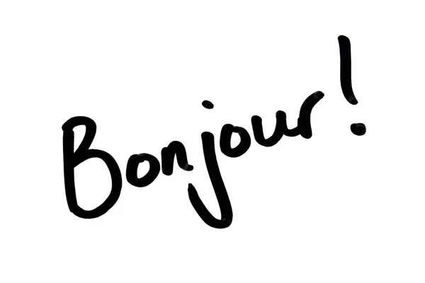 Bonjour! — Stockfoto