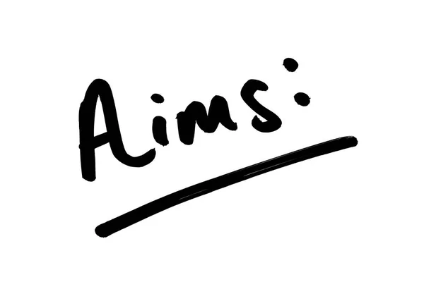 Aims — Stock Photo, Image