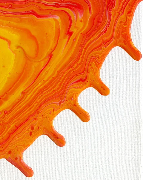 Acrylic Paint Pouring — Stock Photo, Image