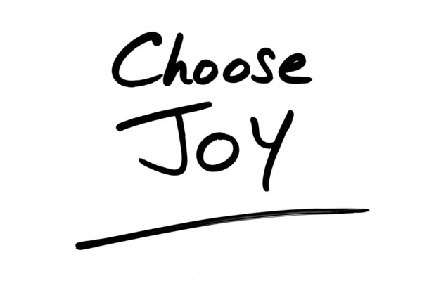 Вибрати радість — стокове фото