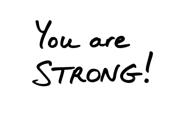 Je bent sterk. — Stockfoto