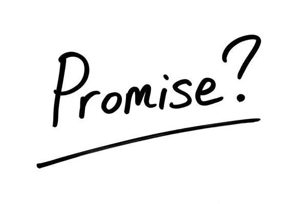 Promise? — Stock Photo, Image