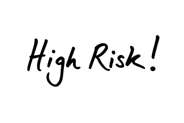 Alto riesgo ! —  Fotos de Stock