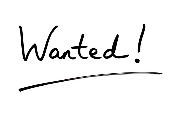 Wanted! — Stock Photo, Image