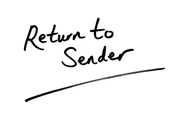 Return to Sender — Stock Photo, Image