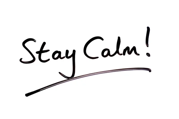 Fica calmo. ! — Fotografia de Stock