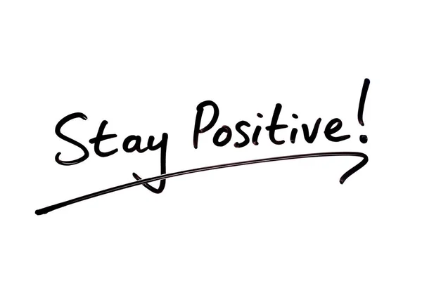 긍정적 인 태도를 나타내라! — 스톡 사진