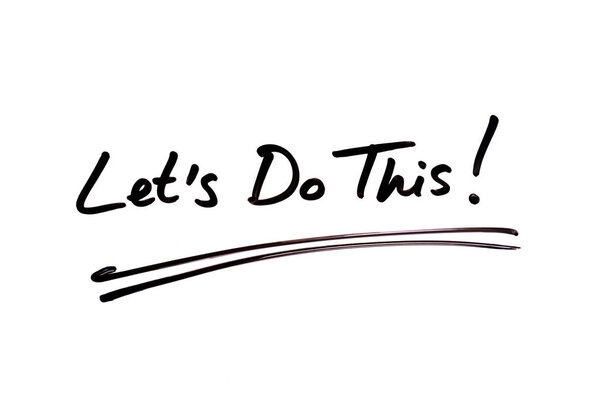 Давай сделаем это.
!