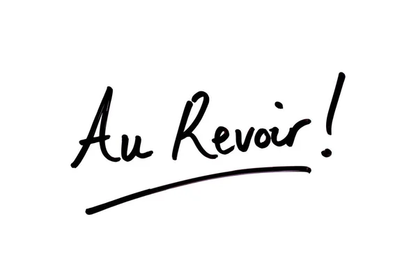 Au Revoir! — Stock Photo, Image