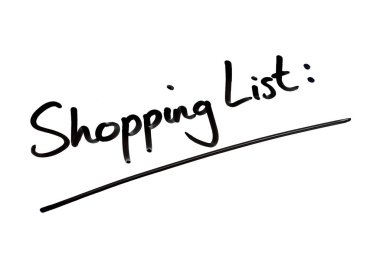 Shopping List