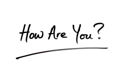 How Are You? clipart