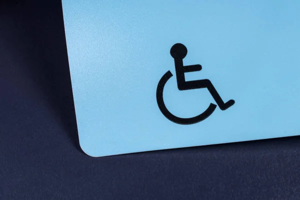 Distintivo disabilitato — Foto Stock