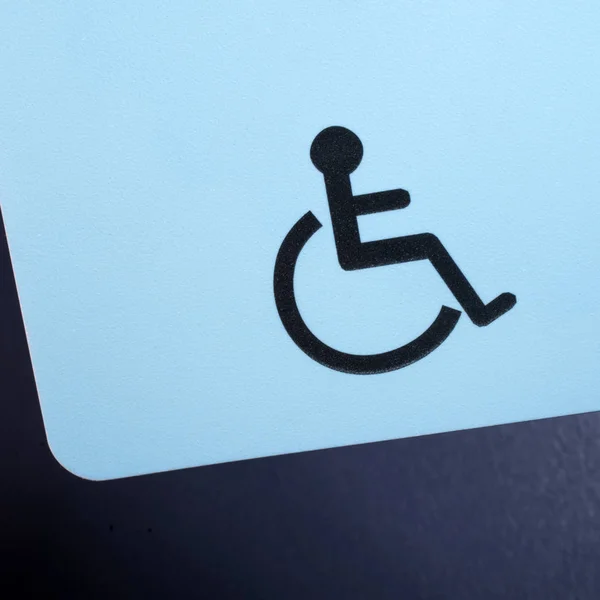 Значок инвалида — стоковое фото