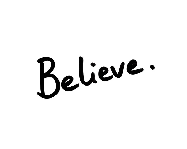 Believe — Stock Photo, Image