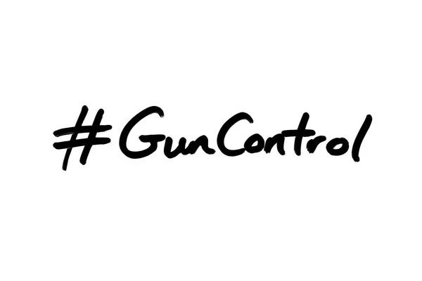 Controllo hashtag pistola — Foto Stock