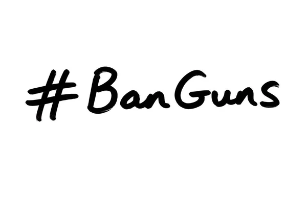 Broń zakazana Hashtag — Zdjęcie stockowe