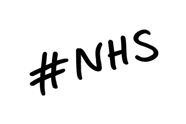 Hashtag Nhs — Stockfoto