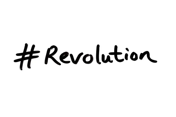 Hashtag Revolución — Foto de Stock
