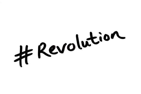 Hashtag Revolución — Foto de Stock