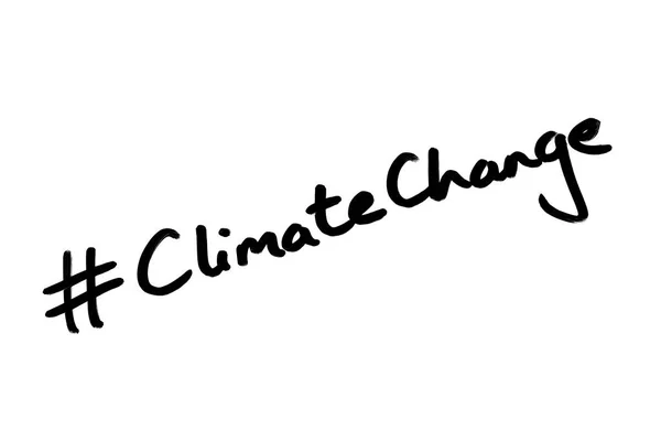 Hashtag Klimawandel — Stockfoto