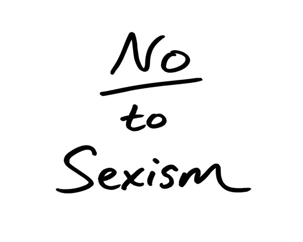 No to Sexism — Stock Photo, Image